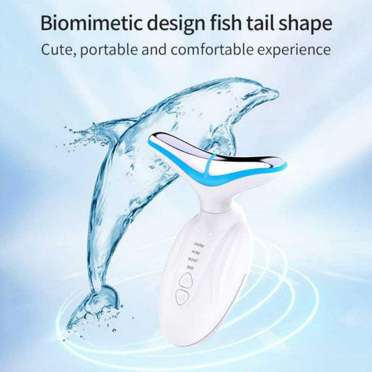 EMS BIPOLAR LED LIGHT BEAUTY NECK MASSAGER