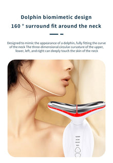 EMS BIPOLAR LED LIGHT BEAUTY NECK MASSAGER