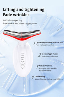EMS BIPOLAR LED LIGHT BEAUTY NECK MASSAGER