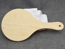 WOODEN HANDLE MIRROR SMALL SIZE (ROUND)