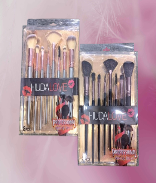 HUDALOVE Makeup Brush Set  8 PCS