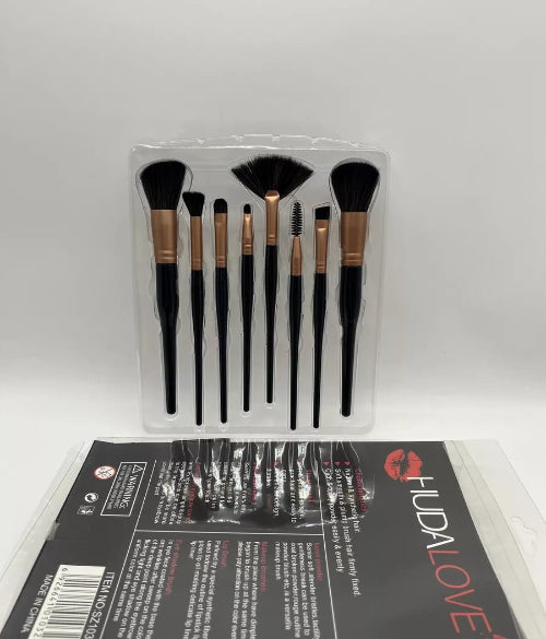 HUDALOVE Makeup Brush Set  8 PCS