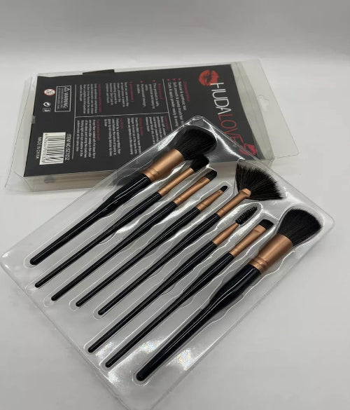 HUDALOVE Makeup Brush Set  8 PCS