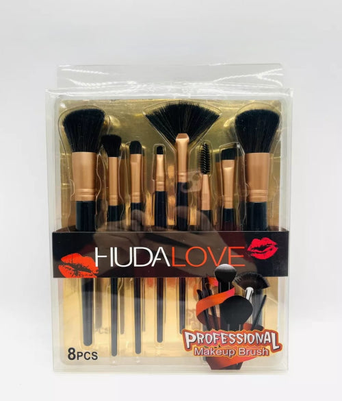HUDALOVE Makeup Brush Set  8 PCS