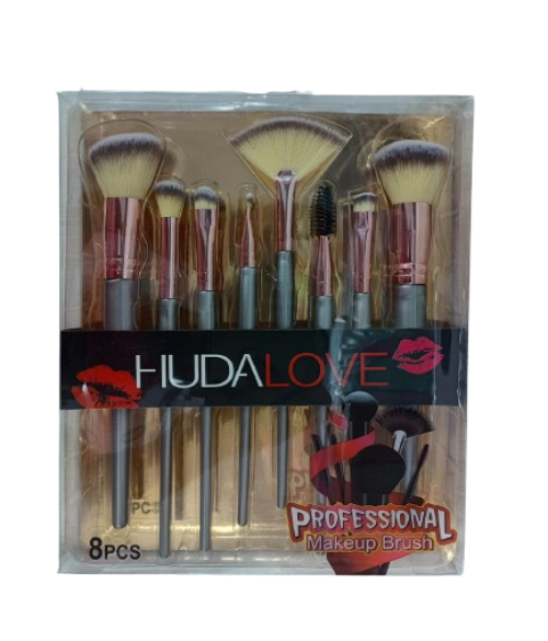 HUDALOVE Makeup Brush Set  8 PCS