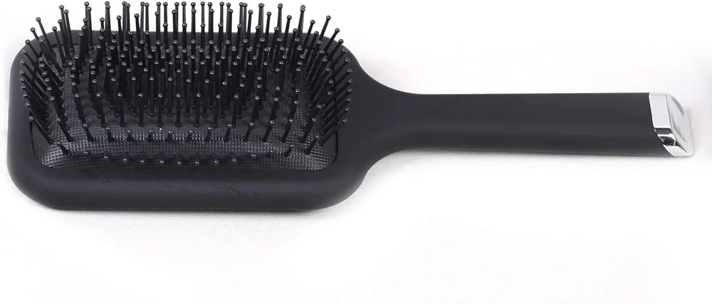 BLACK RECTANGULAR PADDLE HAIR BRUSH FOR MAN & WOMEN