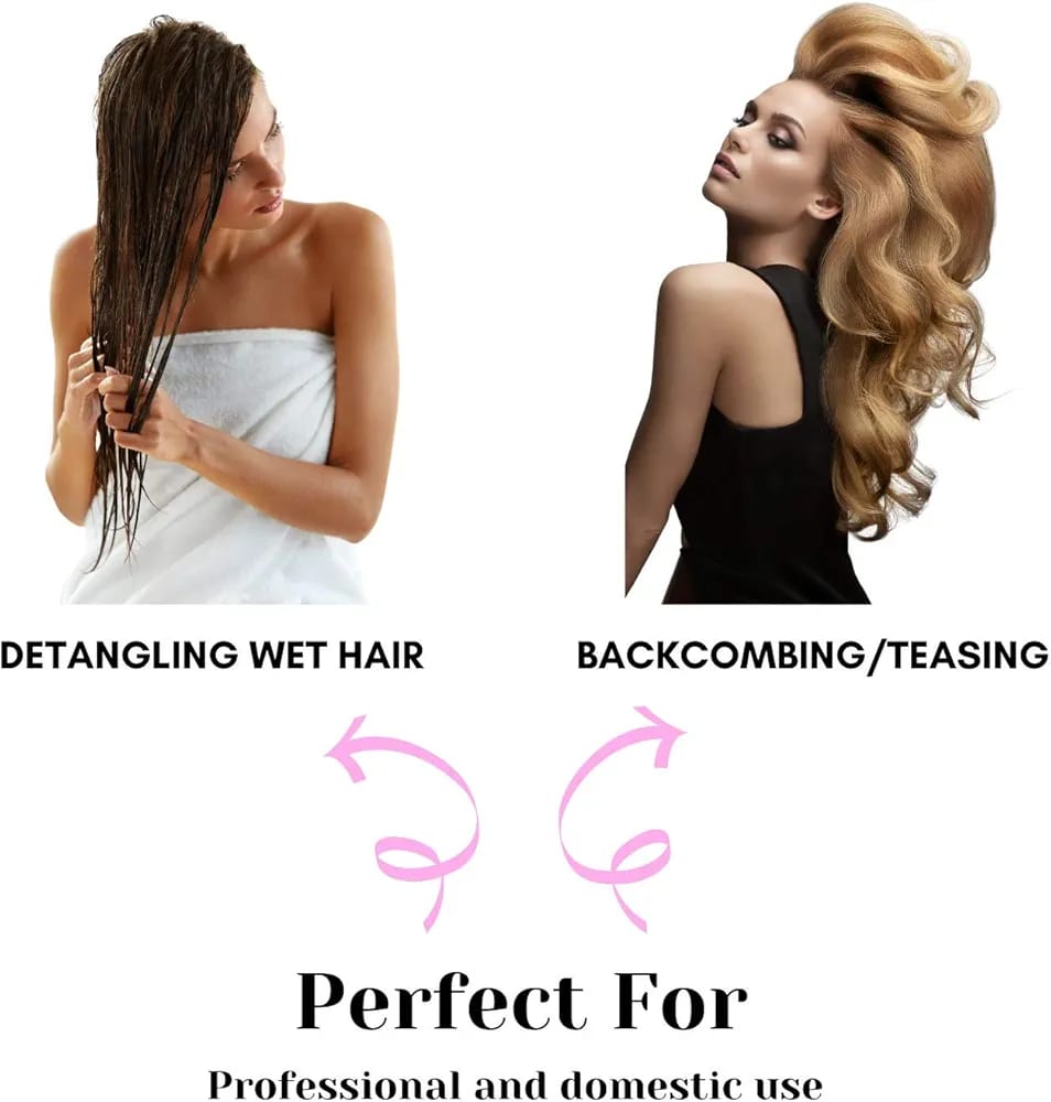 SCARLET LINE THREE ROW HAIR COMB