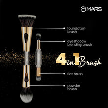 MARS 4IN1 TRAVEL BRUSH ( FOUNDATION, POWDER, EYESHADOW BRUSH )