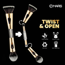 MARS 4IN1 TRAVEL BRUSH ( FOUNDATION, POWDER, EYESHADOW BRUSH )