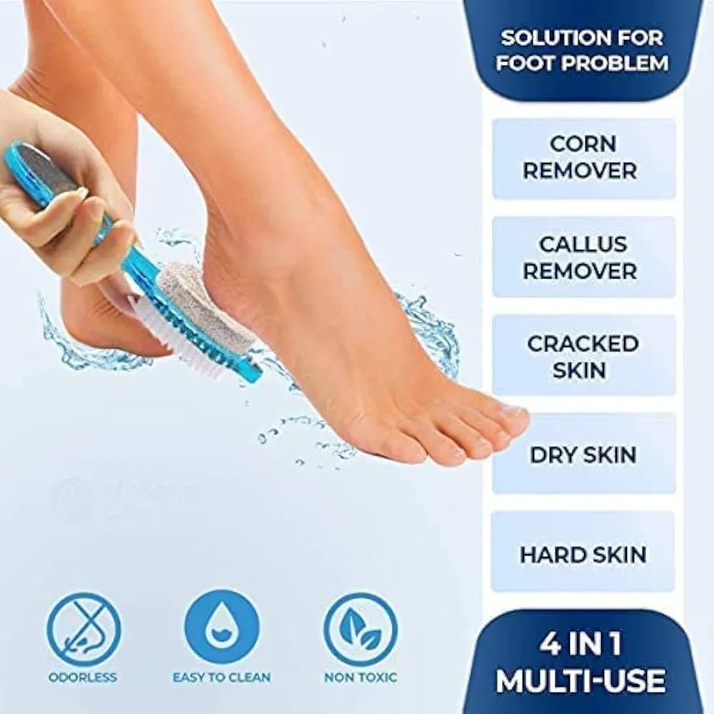 4 STEP PEDICURE PADDLE KIT ( 4IN1 FOOT SCRAPER )