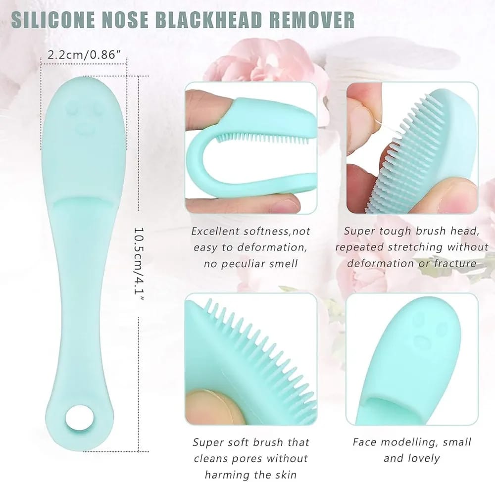 Soft Silicone Manual Facial Cleansing Brushes, Face Scrubber