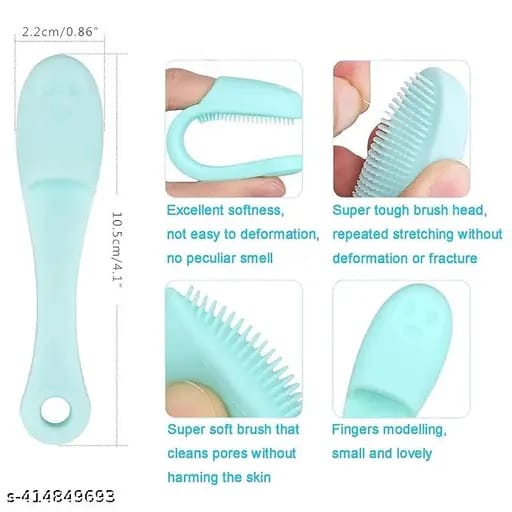 Soft Silicone Manual Facial Cleansing Brushes, Face Scrubber