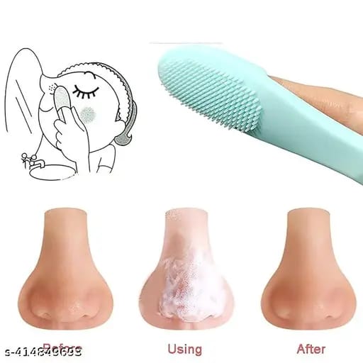 Soft Silicone Manual Facial Cleansing Brushes, Face Scrubber