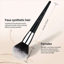 PROFESSIONAL POWDER MAKEUP BRUSH BLACK