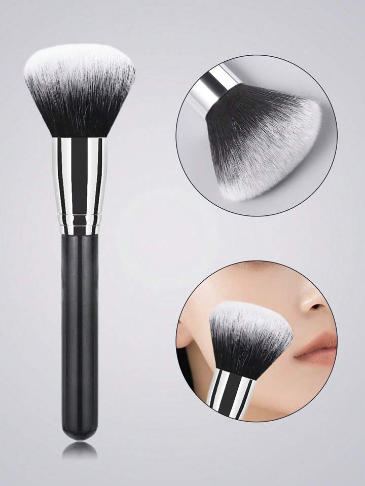 PROFESSIONAL POWDER MAKEUP BRUSH BLACK
