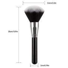 PROFESSIONAL POWDER MAKEUP BRUSH BLACK