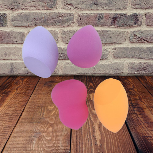 Powder Puffs – Soft & Smooth Makeup Blenders Pack of 4 Pcs