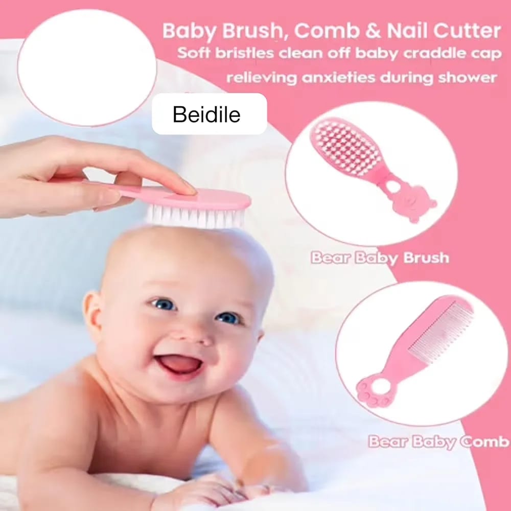 BEIDILE BABY COMB &  BRUSH SET