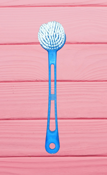 Bath Brush with Bristles – Long Handle Shower Scrubber