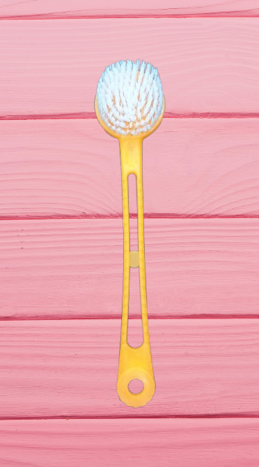 Bath Brush with Bristles – Long Handle Shower Scrubber