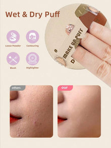 2 PCS/SET MAKEUP SPONGE  PUFF COMBO