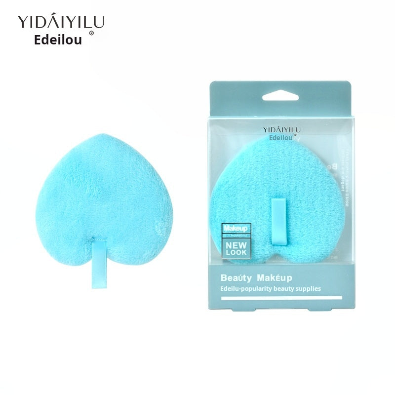 Heart-Shaped Facial Sponge – Soft, Reusable, & Lovingly Effective