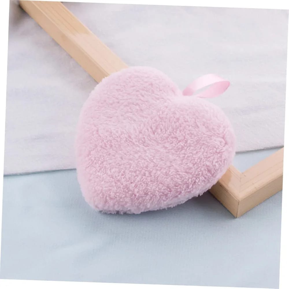 Heart-Shaped Facial Sponge – Soft, Reusable, & Lovingly Effective