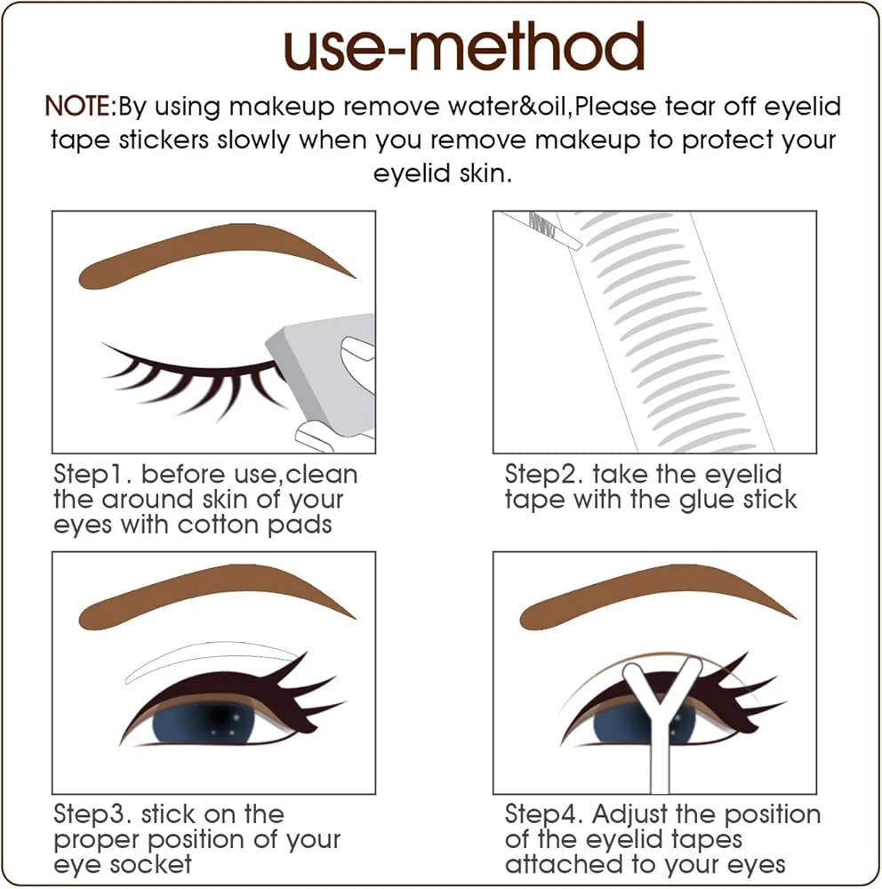 120PCS DOUBLE EYELID TAPES STICKERS