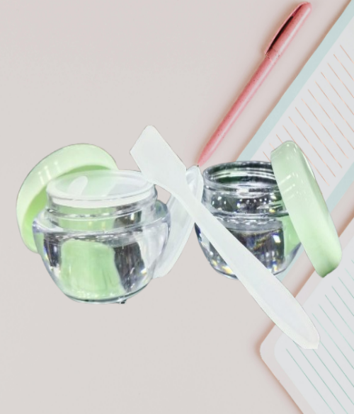 Pack Of 2 Pcs Travel Cosmetic Containers Leakproof  Easy Storage and Carrying