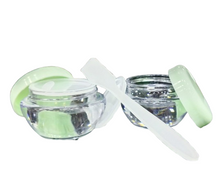 Pack Of 2 Pcs Travel Cosmetic Containers Leakproof  Easy Storage and Carrying