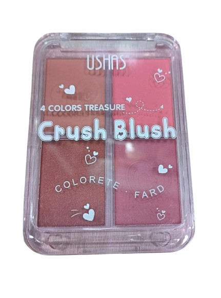 USHAS Treasure Crush Blush – 4 Colors of Radiant Beauty!