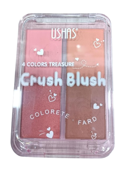 USHAS Treasure Crush Blush – 4 Colors of Radiant Beauty!