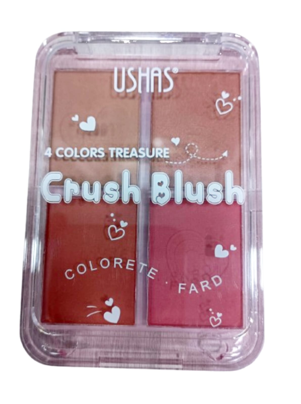 USHAS Treasure Crush Blush – 4 Colors of Radiant Beauty!