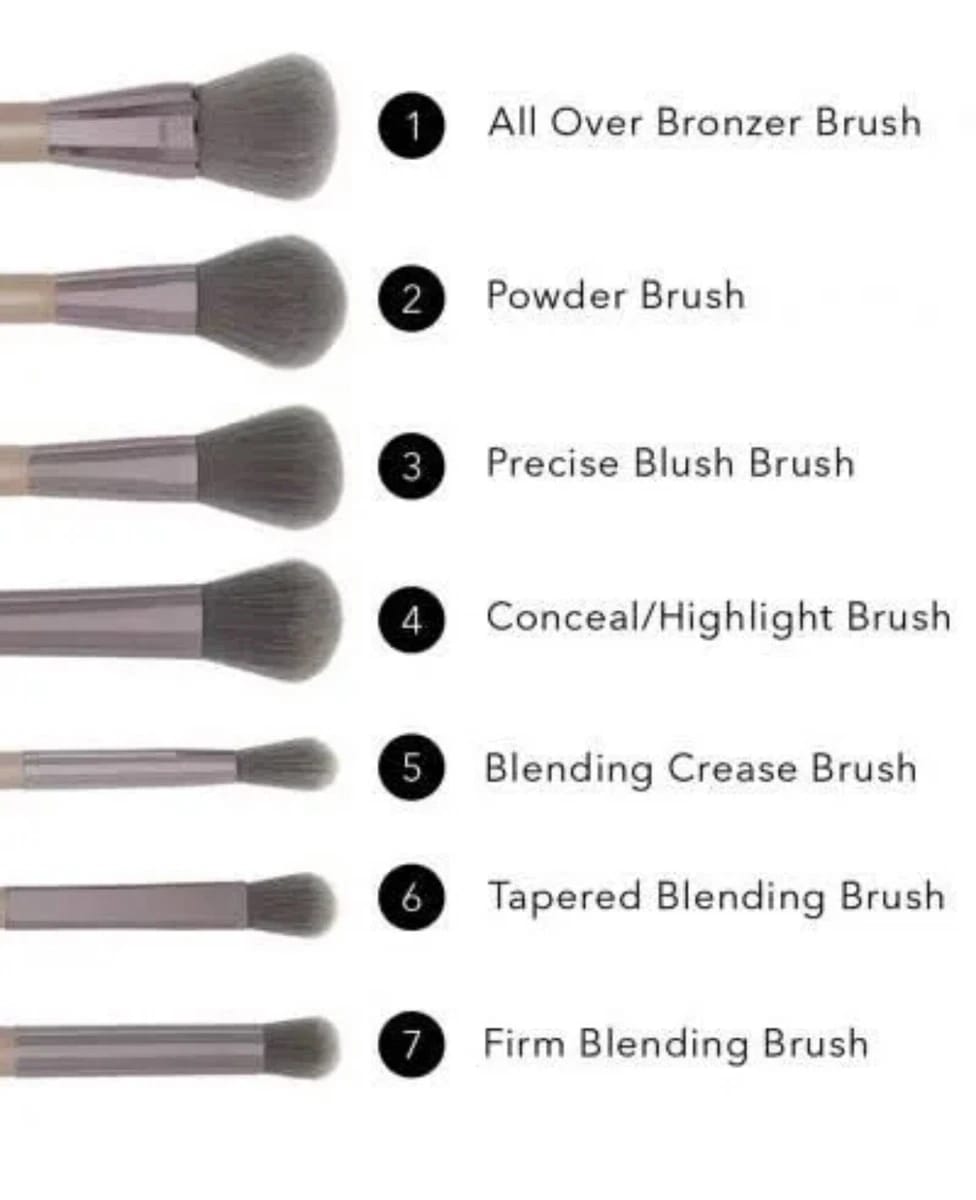 BH Cosmetics Lavish Elegance 15-Piece Brush Set with Cosmetic Bag