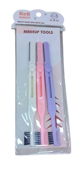 Eyebrow Comb – Double-Head Telescopic Eyebrow Scraper