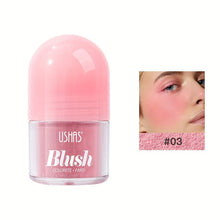 ushas Powder Blush with Powder Puff loose powder blush