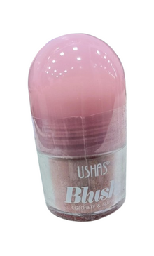 ushas Powder Blush with Powder Puff loose powder blush