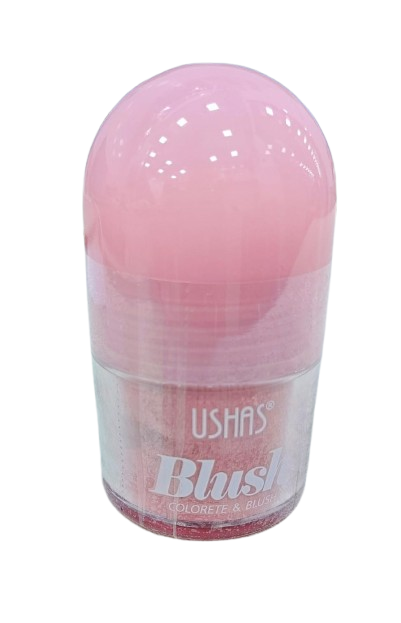 ushas Powder Blush with Powder Puff loose powder blush