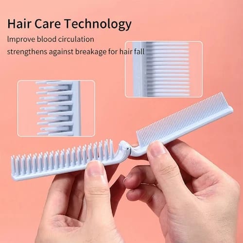 Foldable Double Headed Mini Pocket Comb!