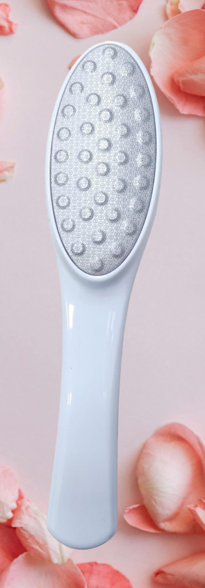 Foot File Callus Remover - Pedicure Foot Scrubber with Stainless Steel File