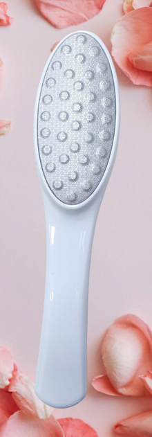 Foot File Callus Remover - Pedicure Foot Scrubber with Stainless Steel File