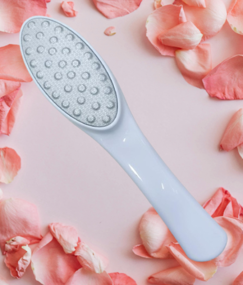Foot File Callus Remover - Pedicure Foot Scrubber with Stainless Steel File