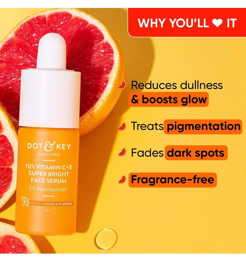 Dot & Key 10% Vitamin C + E Super Bright Face Serum  5% Niacinamide