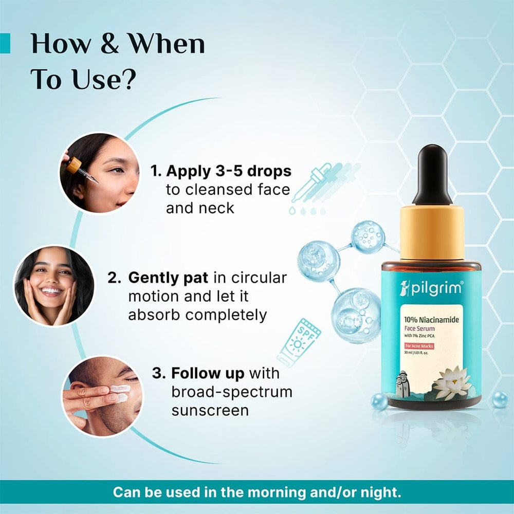 Pilgrim 10% Niacinamide Face Serum with 1% Zinc PCA