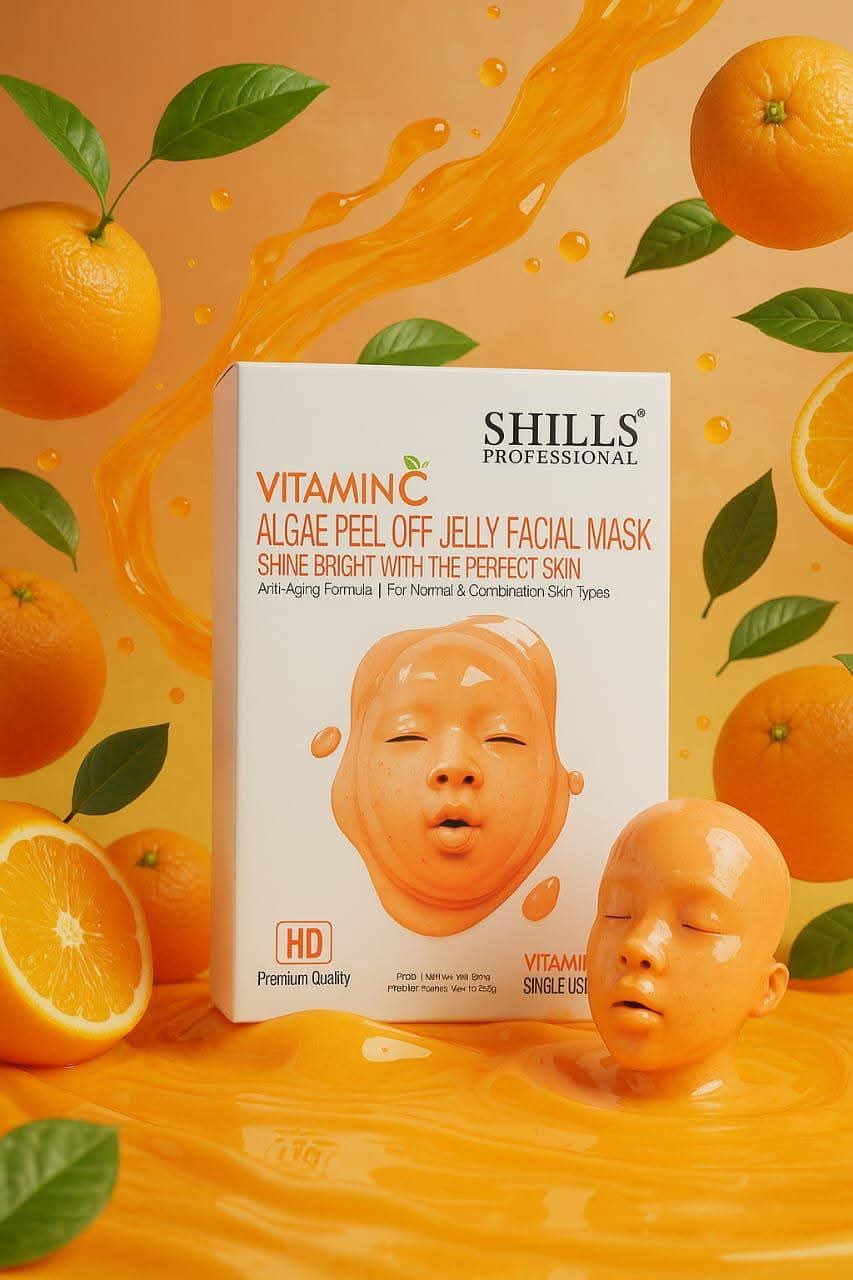 SHILLS Profession Green Tea Algae Peel-Off Jelly Facial Mask  prevent skin inflammation