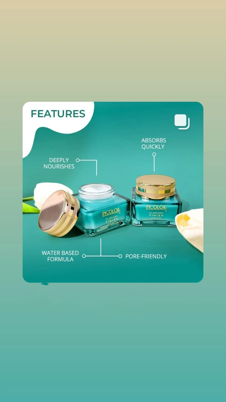 INCOLOR Flawless Finish Hydro Boost Water-Based Moisturizer Primer