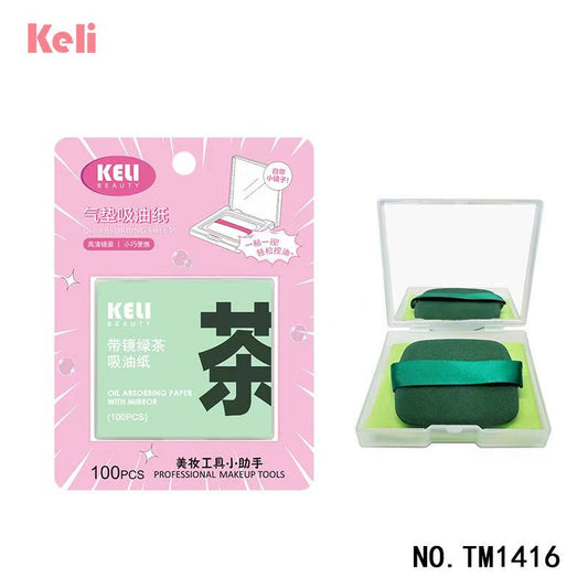 Keli Beauty Oil Absorbing Paper with Mirror (100pcs)!