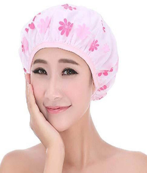 Colorful Waterproof Shower Caps!