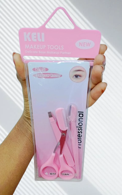 KELI 3-in-1 Eyebrow Razor Tool Kit!