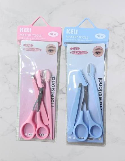 KELI 3-in-1 Eyebrow Razor Tool Kit!